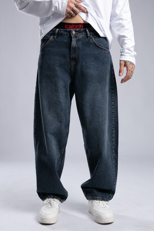 Nakışlı Baggy Jean