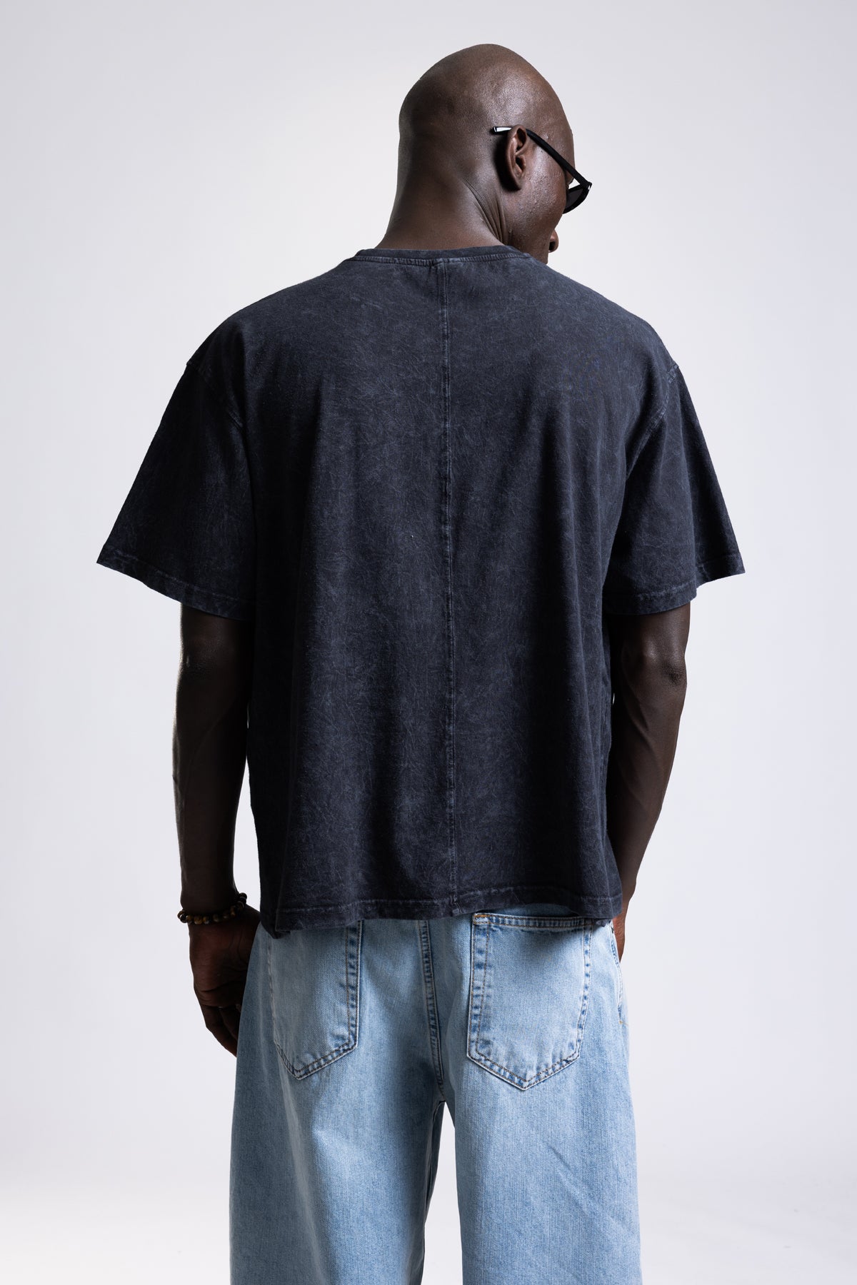 Yıkamalı Baskılı T-shirt