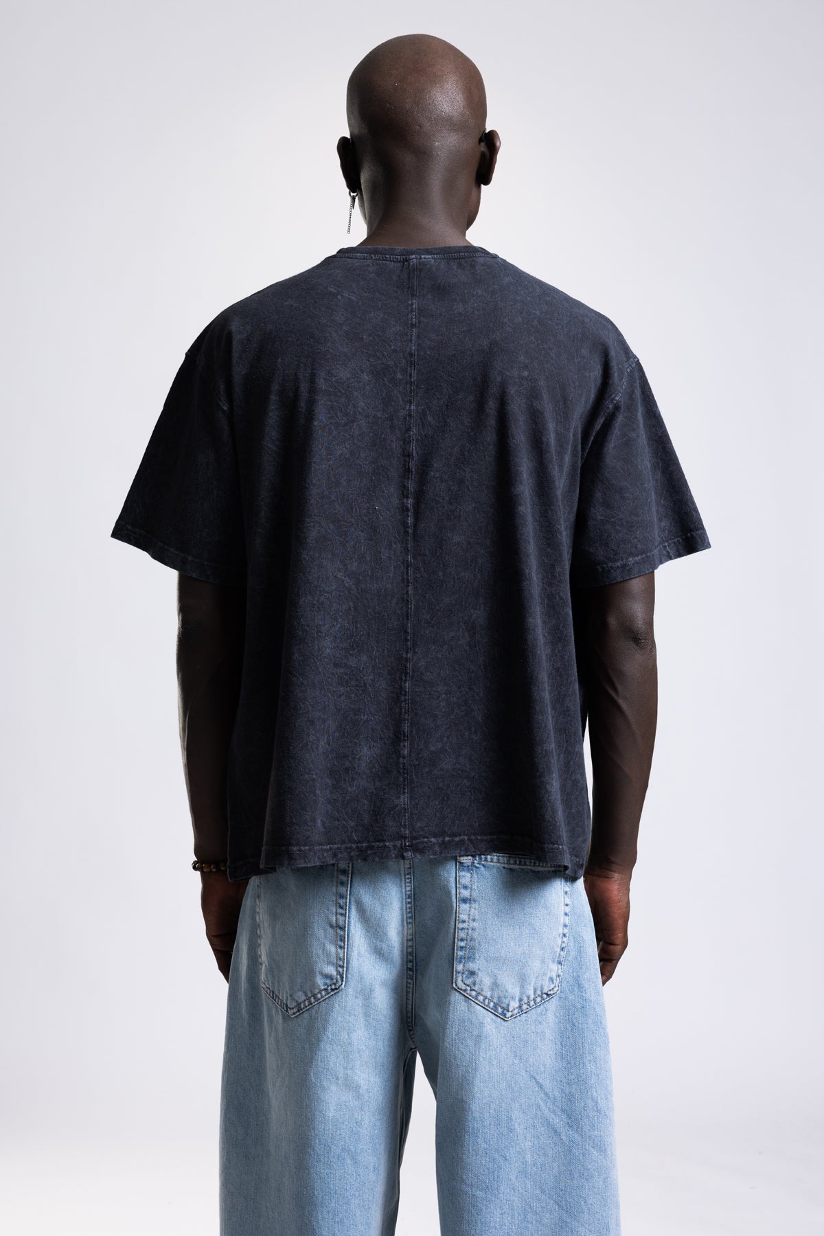 Yıkamalı Baskılı T-shirt