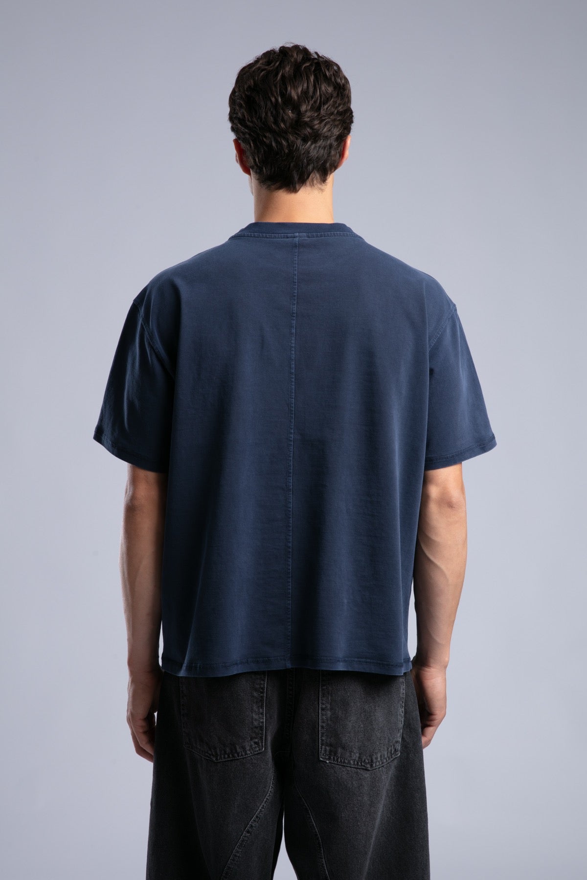 Loose Fit Yıkamalı Basic T-shirt