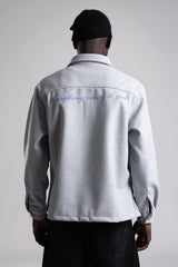 Arka Nakış Detaylı Kaşe Gömlek