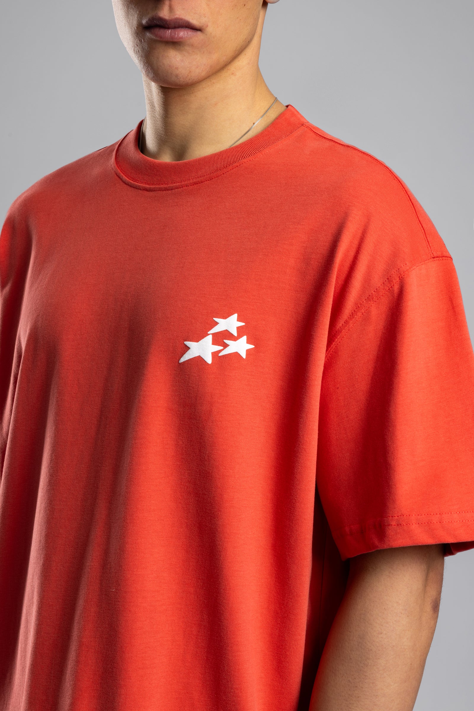 Kabartmalı Baskılı Oversize T-shirt
