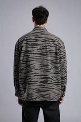 Desenli Gabardin Gömlek