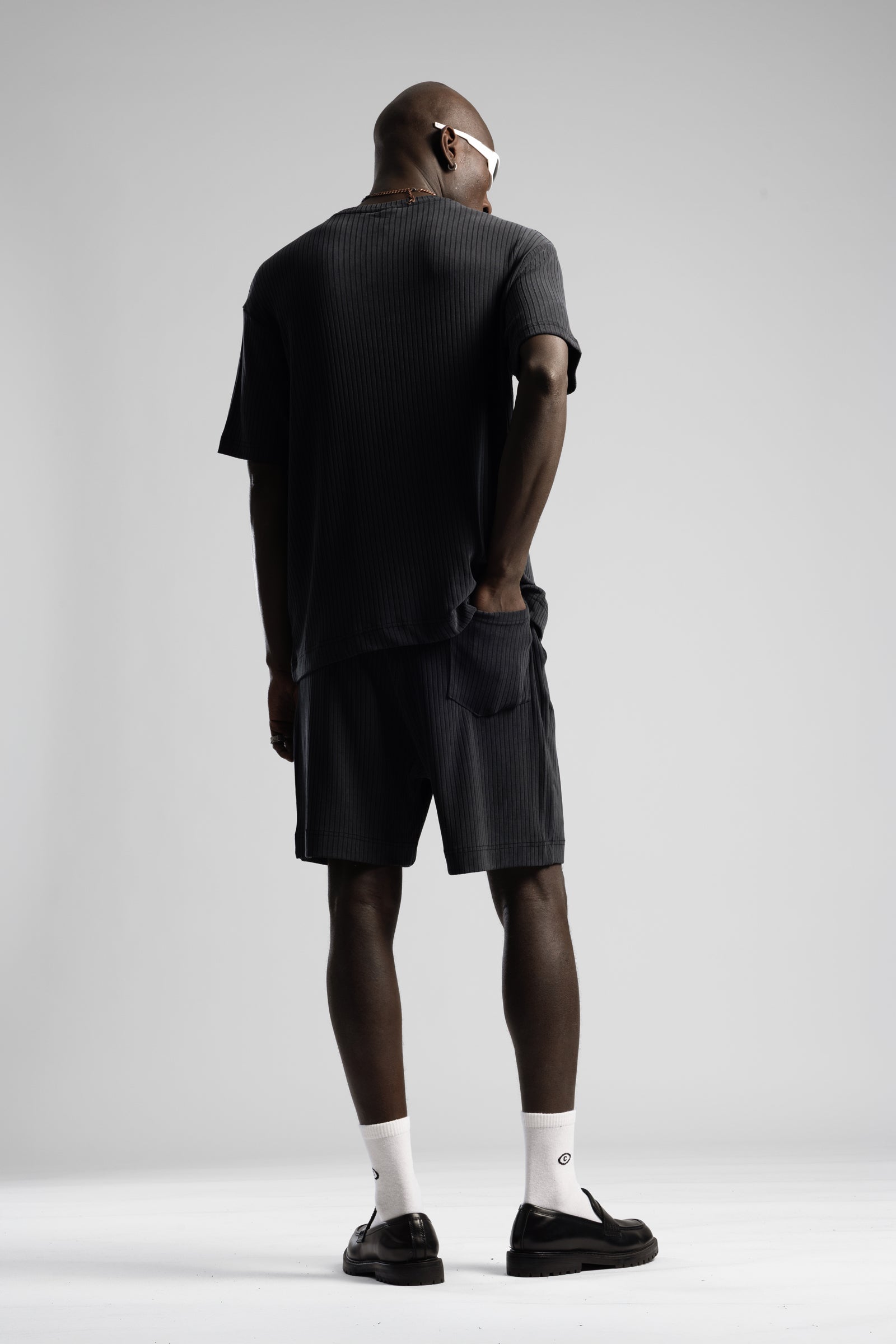 Fitilli T-Shirt & Şort Takım