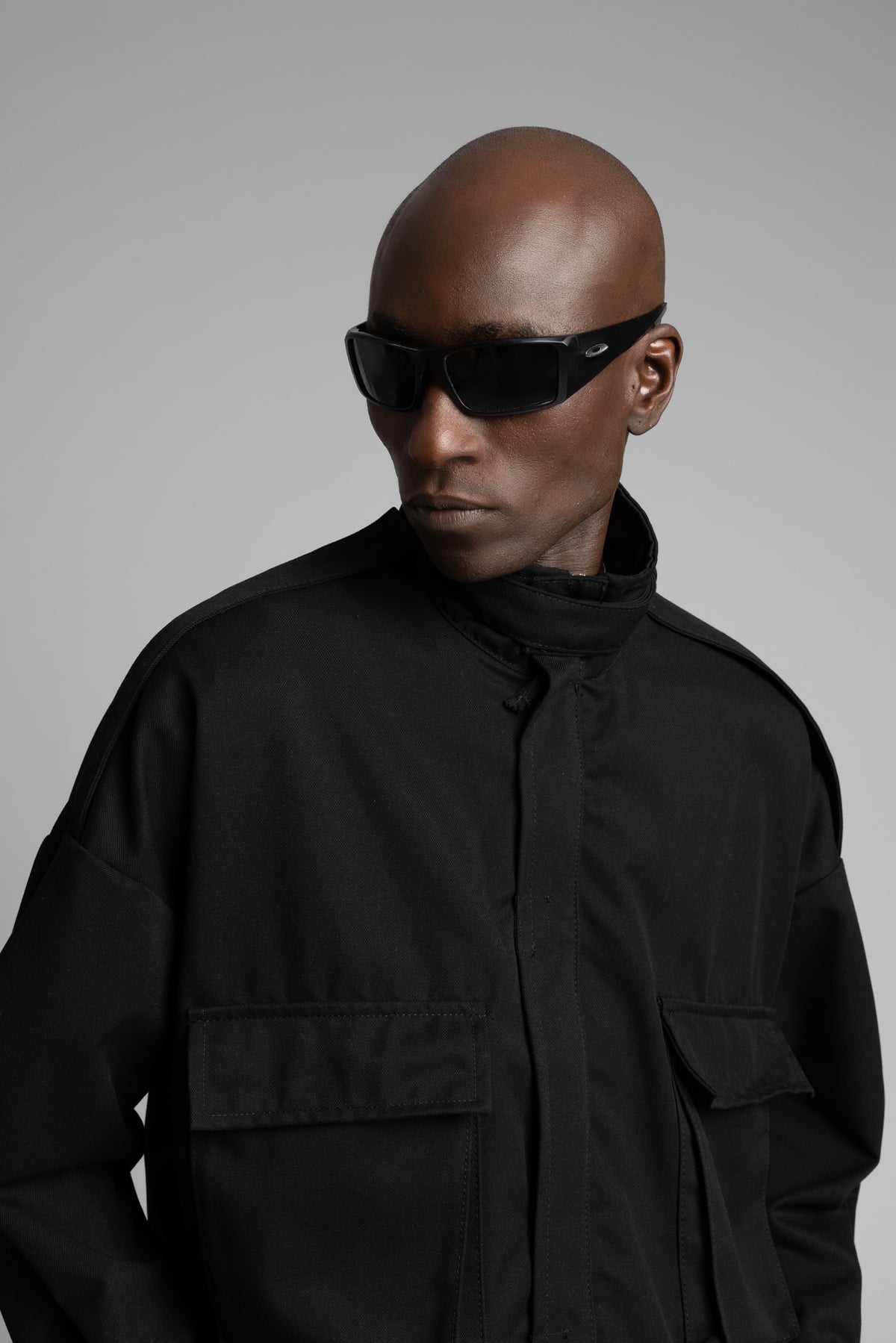 Şerit Detaylı Utility Denim Ceket