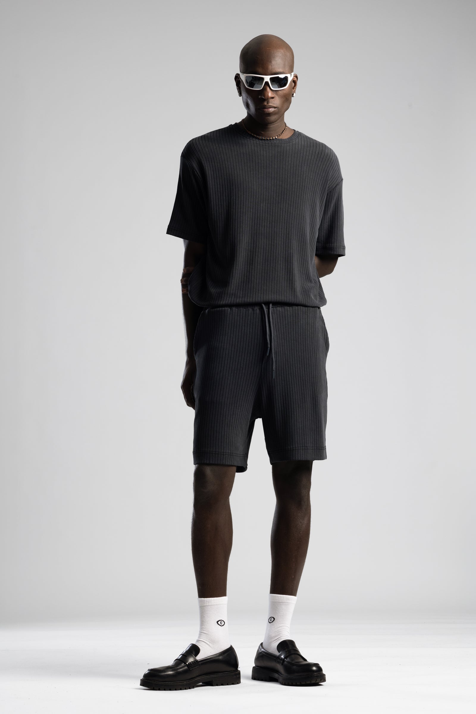Fitilli T-Shirt & Şort Takım