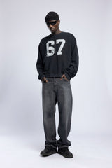 67 Baskılı Washed Oversize Sweatshirt 2|oldu-media-mtwznziy-lw1sc8|001