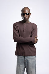 Henley Yaka Fitilli Düğmeli Uzun Kollu Sweatshirt 2|oldu-media-mupg156m-axh9fy|001