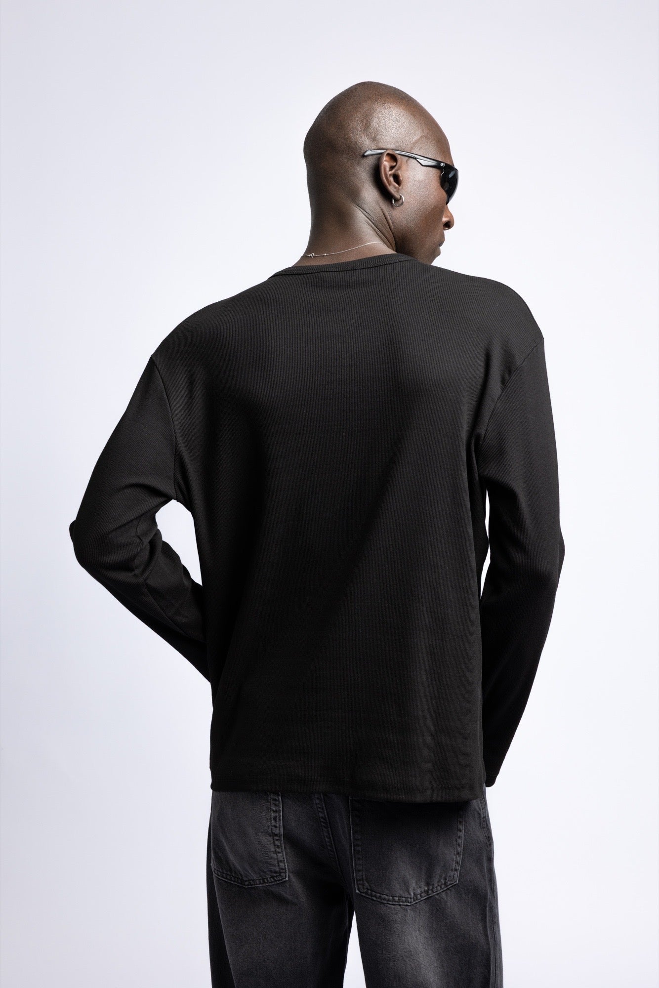 Henley Yaka Fitilli Düğmeli Uzun Kollu Sweatshirt 3|oldu-media-mupg120y-ipmnzb|002