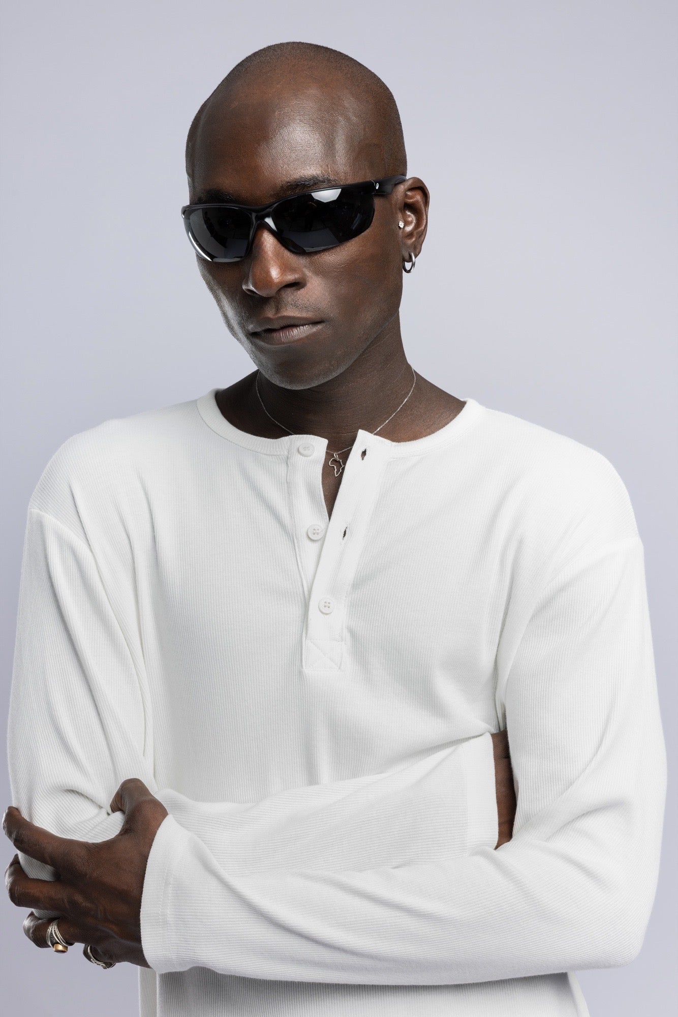 Henley Yaka Fitilli Düğmeli Uzun Kollu Sweatshirt 4|oldu-media-mupg1445-10005d|003