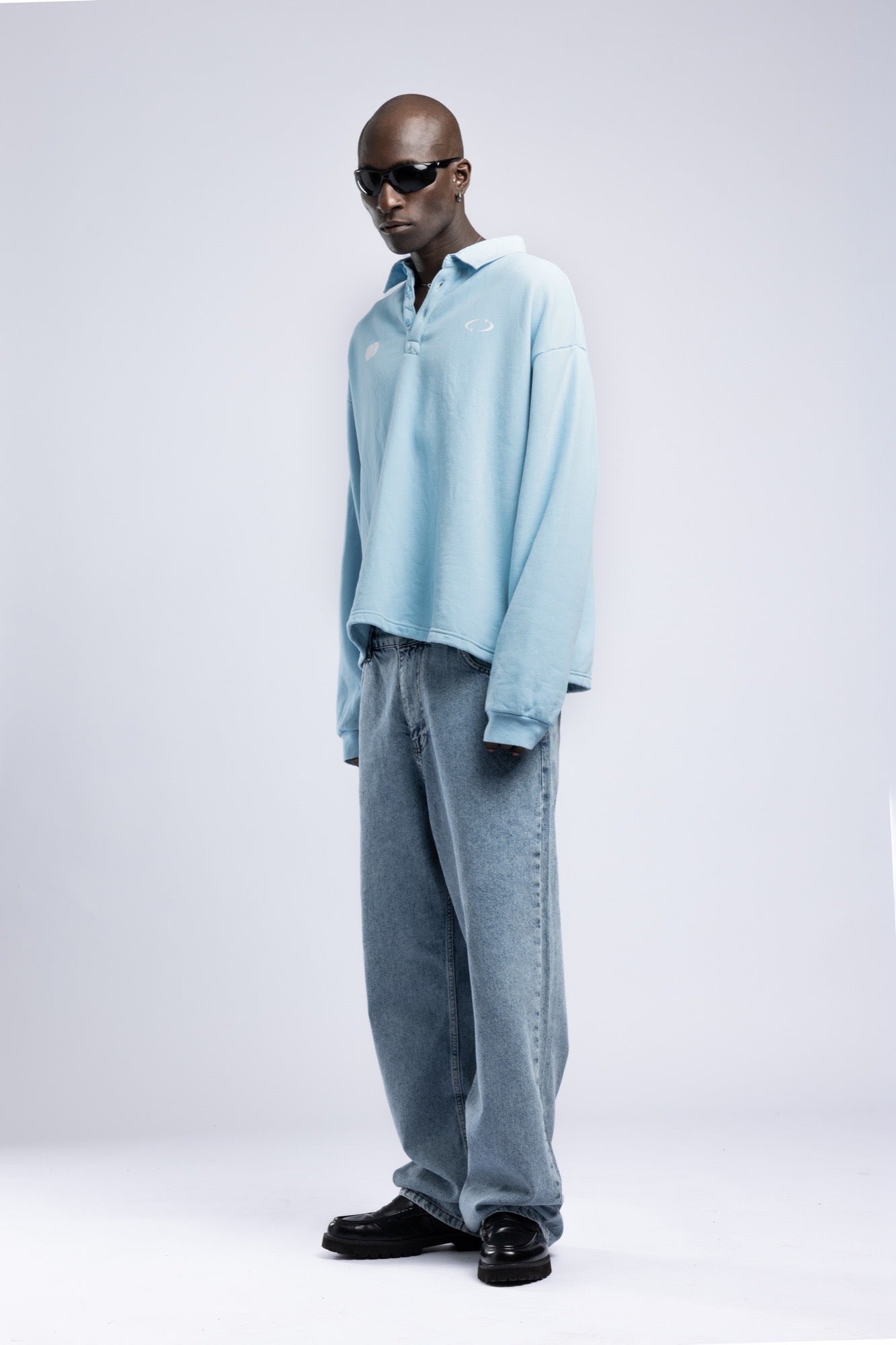 Polo Yaka Dugmeli Yazi Baskili Sweatshirt 2|oldu-media-mupg75az-z0eph5|001