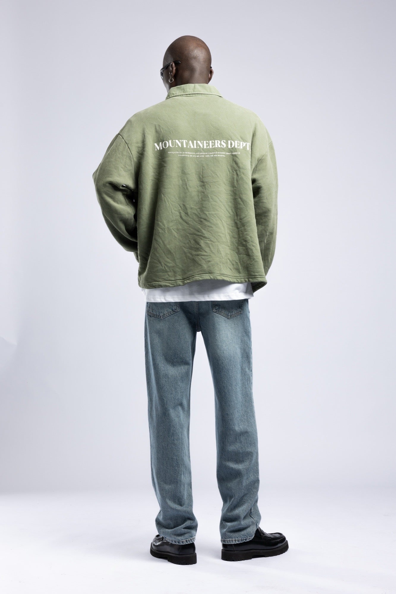 Polo Yaka Dugmeli Yazi Baskili Sweatshirt 2|oldu-media-mupg72mg-bh3o9m|001