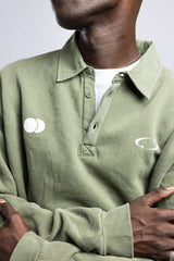 Polo Yaka Dugmeli Yazi Baskili Sweatshirt 5|oldu-media-mupg72mg-bh3o9m|004