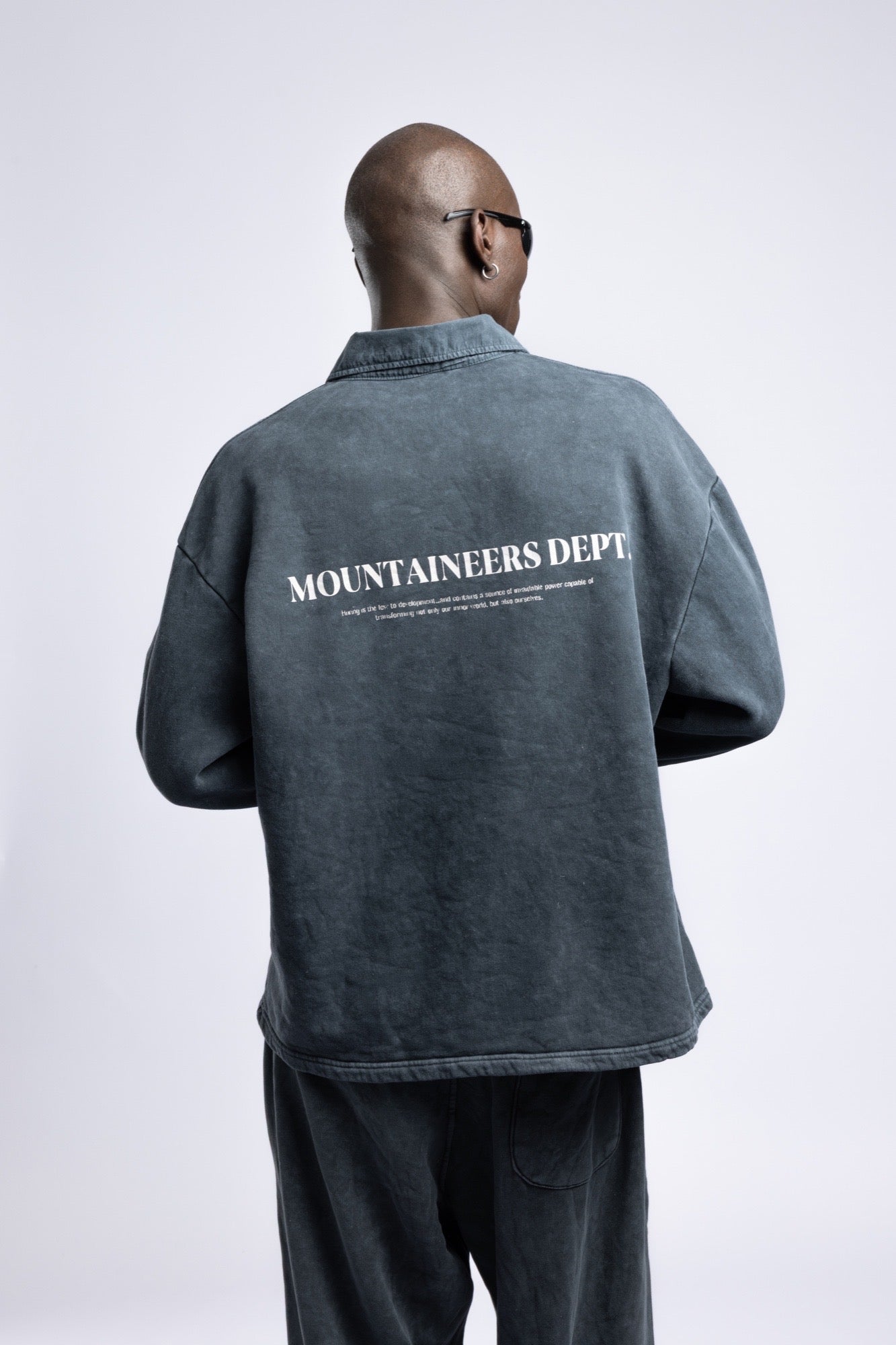 Polo Yaka Dugmeli Yazi Baskili Sweatshirt 3|oldu-media-mupg73ua-63iipj|002