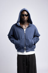 Çift Yönlü Fermuarlı Kapüşonlu Sweatshirt 2|oldu-media-mupt953u-xqm9em|001