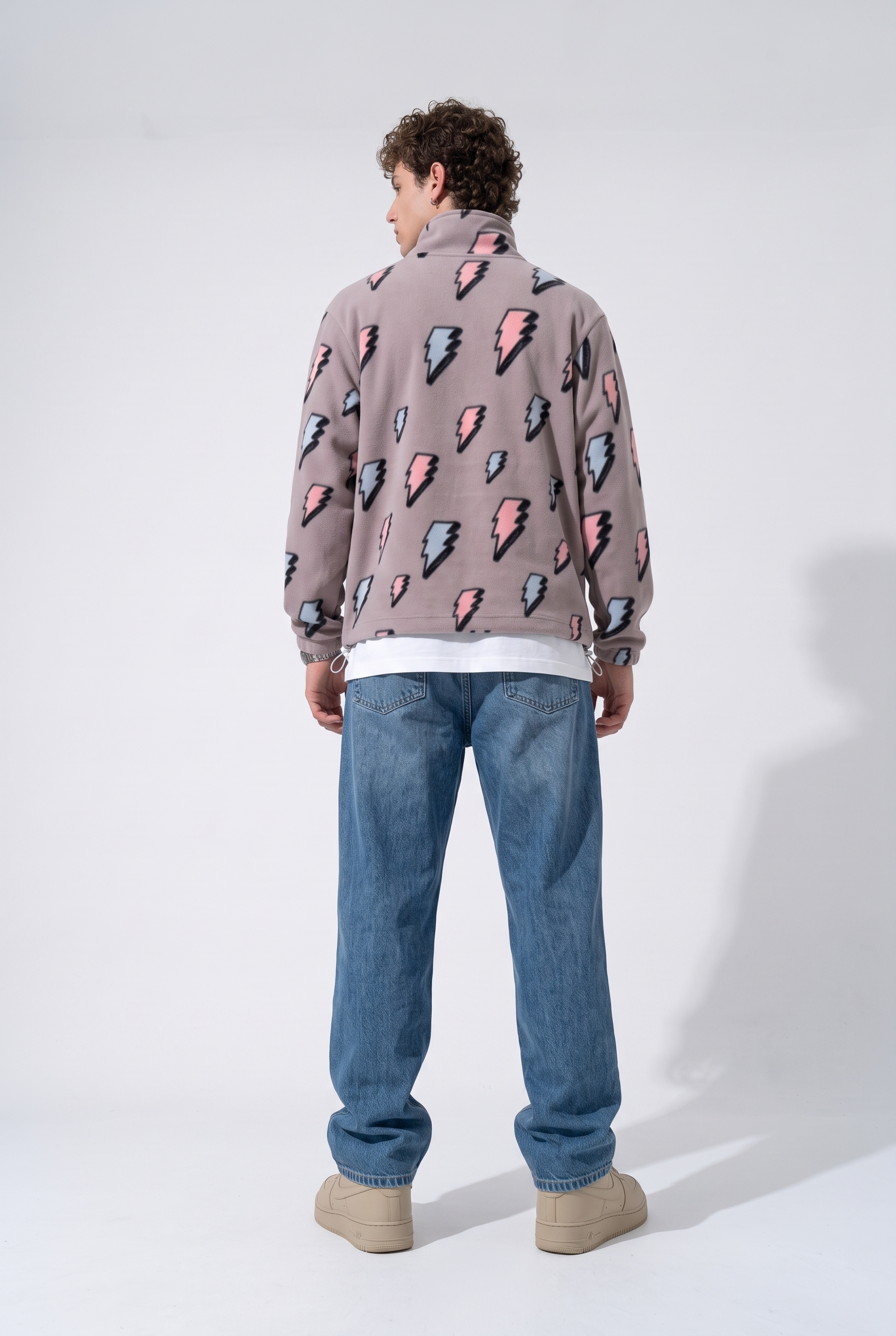 Fermuarlı Beli Büzgülü Oversize Polar Sweatshirt 4|oldu-media-mv6g1una-ir9s7u|003