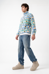 Fermuarlı Beli Büzgülü Oversize Polar Sweatshirt 3|oldu-media-mv6g1vko-vrr69o|002