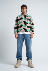Fermuarlı Beli Büzgülü Oversize Polar Sweatshirt 1|oldu-media-mv6g1xax-2o5n3s|000