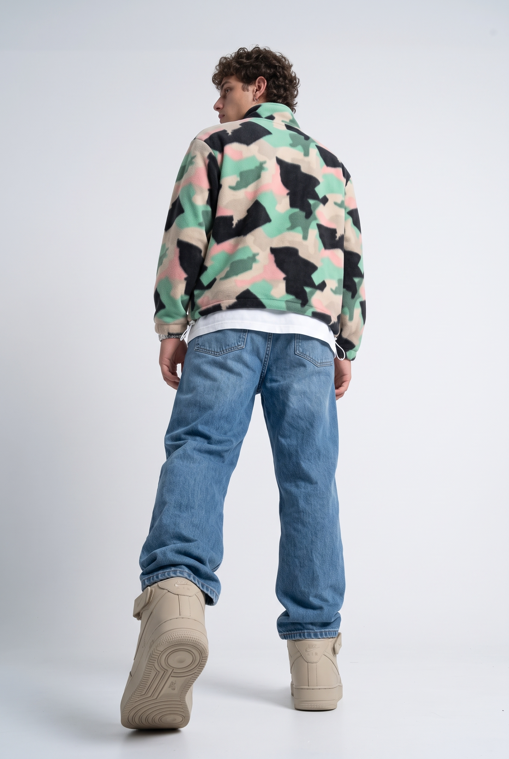 Fermuarlı Beli Büzgülü Oversize Polar Sweatshirt 4|oldu-media-mv6g1xax-2o5n3s|003