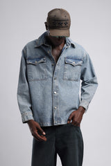Çift Kapaklı Cepli Denim Gömlek 2|oldu-media-mv6n52ce-2zazt5|001