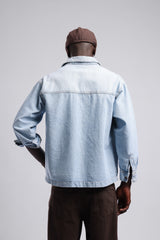 Çift Kapaklı Cepli Denim Gömlek 5|oldu-media-mv6n519j-dozm8a|004