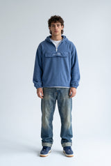 Yarım Fermuarlı Kapüşonlu Polar Sweatshirt 2|oldu-media-mvf9dbai-6z9kv4|001