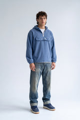 Yarım Fermuarlı Kapüşonlu Polar Sweatshirt 3|oldu-media-mvf9dbai-6z9kv4|002