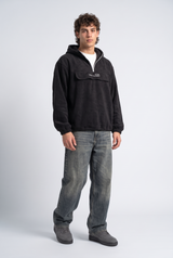 Yarım Fermuarlı Kapüşonlu Polar Sweatshirt 3|oldu-media-mvf9dcvq-g5wp0z|002