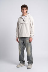 Yarım Fermuarlı Kapüşonlu Polar Sweatshirt 3|oldu-media-mvf9dg21-fmr713|002