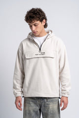 Yarım Fermuarlı Kapüşonlu Polar Sweatshirt 4|oldu-media-mvf9dg21-fmr713|003