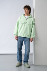 Yarım Fermuarlı Kapüşonlu Polar Sweatshirt 1|oldu-media-mvf9difw-508qwx|000