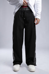 Parlak Şeritli Pantolon