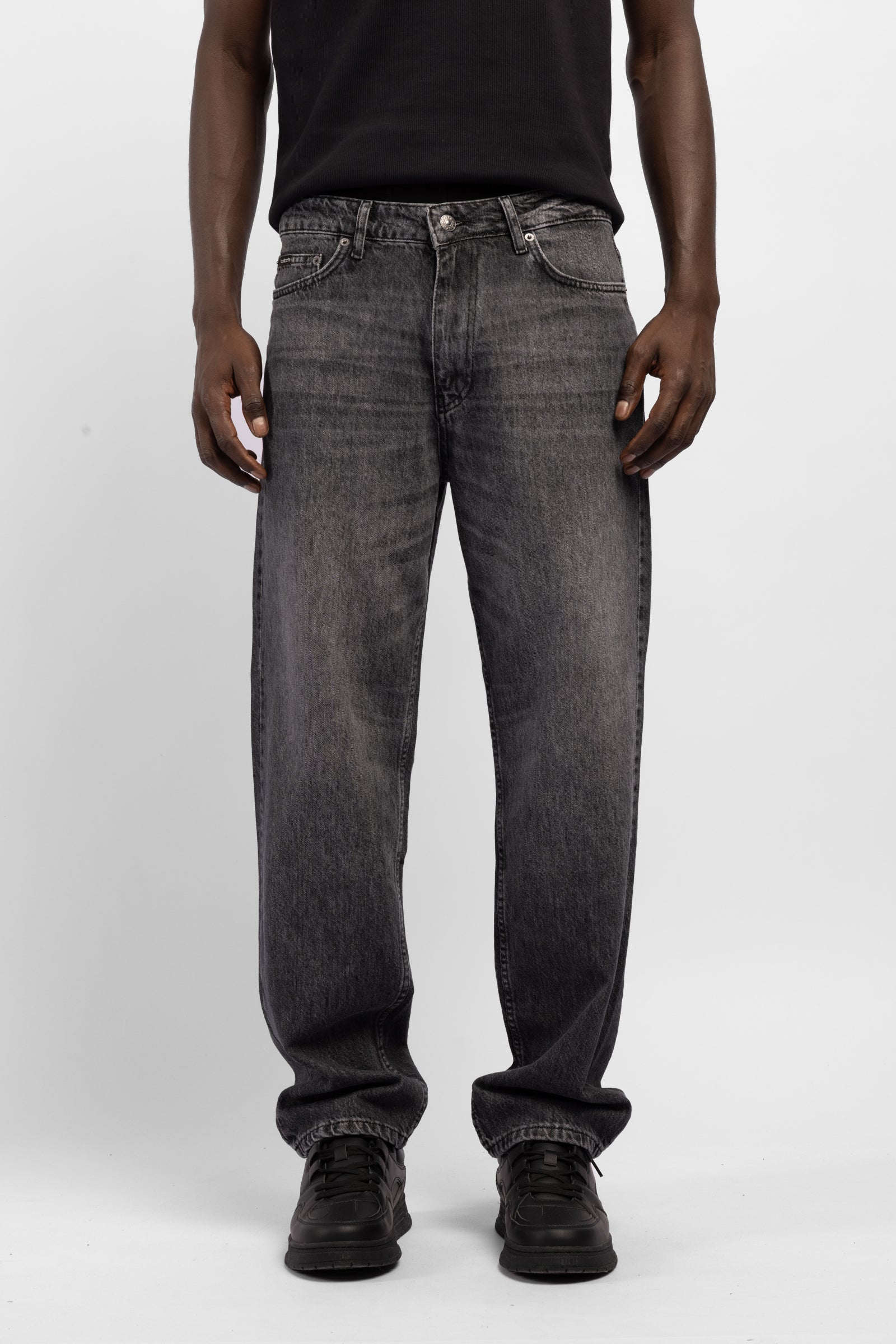 Yıkamalı Baggy Fit Jean