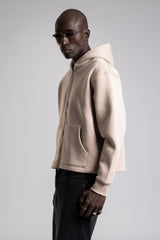 Kapüşonlu Fermuarlı Sweatshirt
