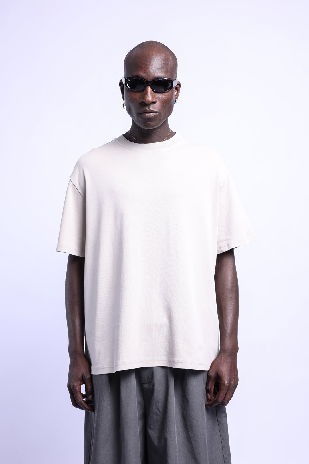 Blurred Silhouette Oversize T-Shirt