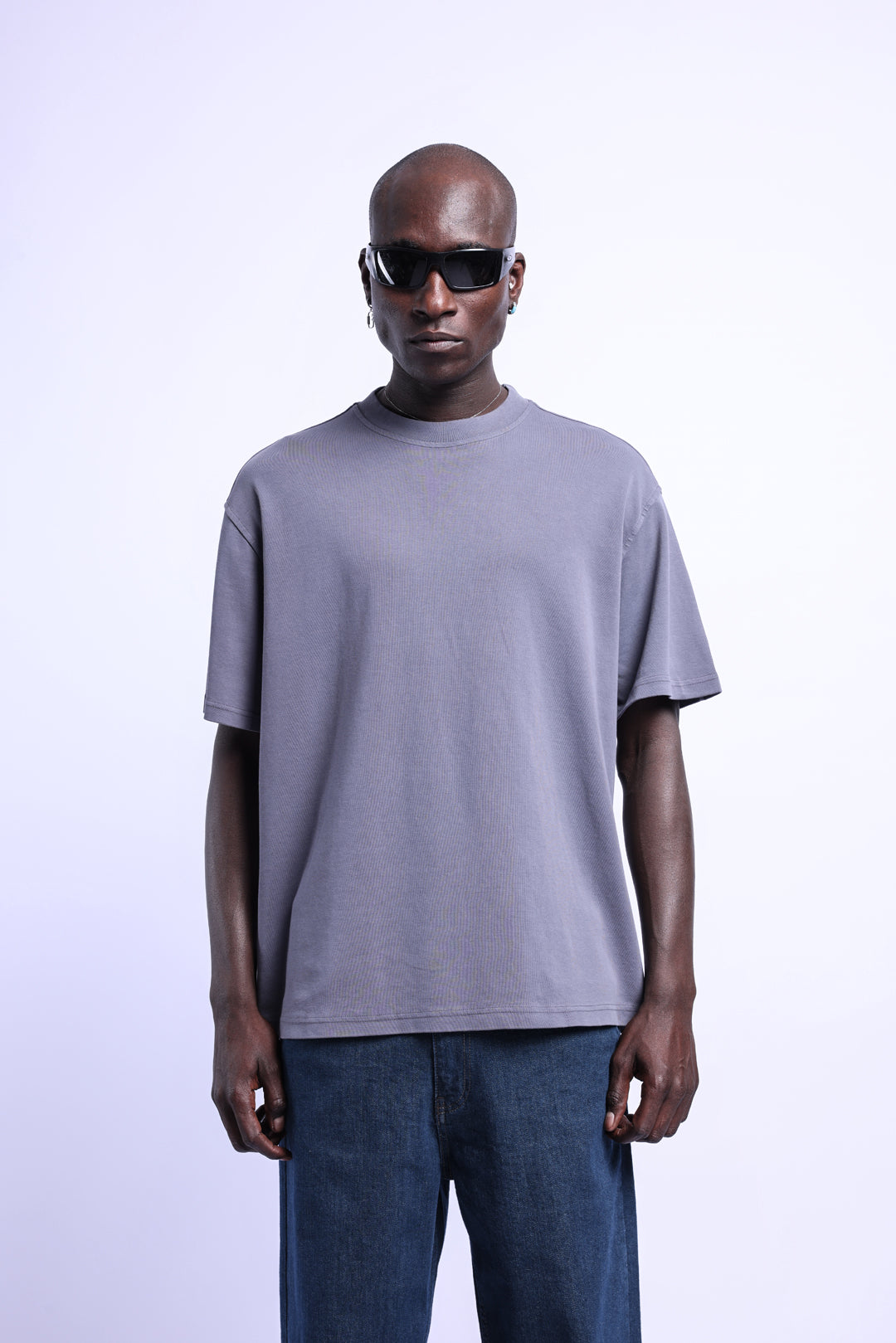 Blurred Silhouette Oversize T-Shirt