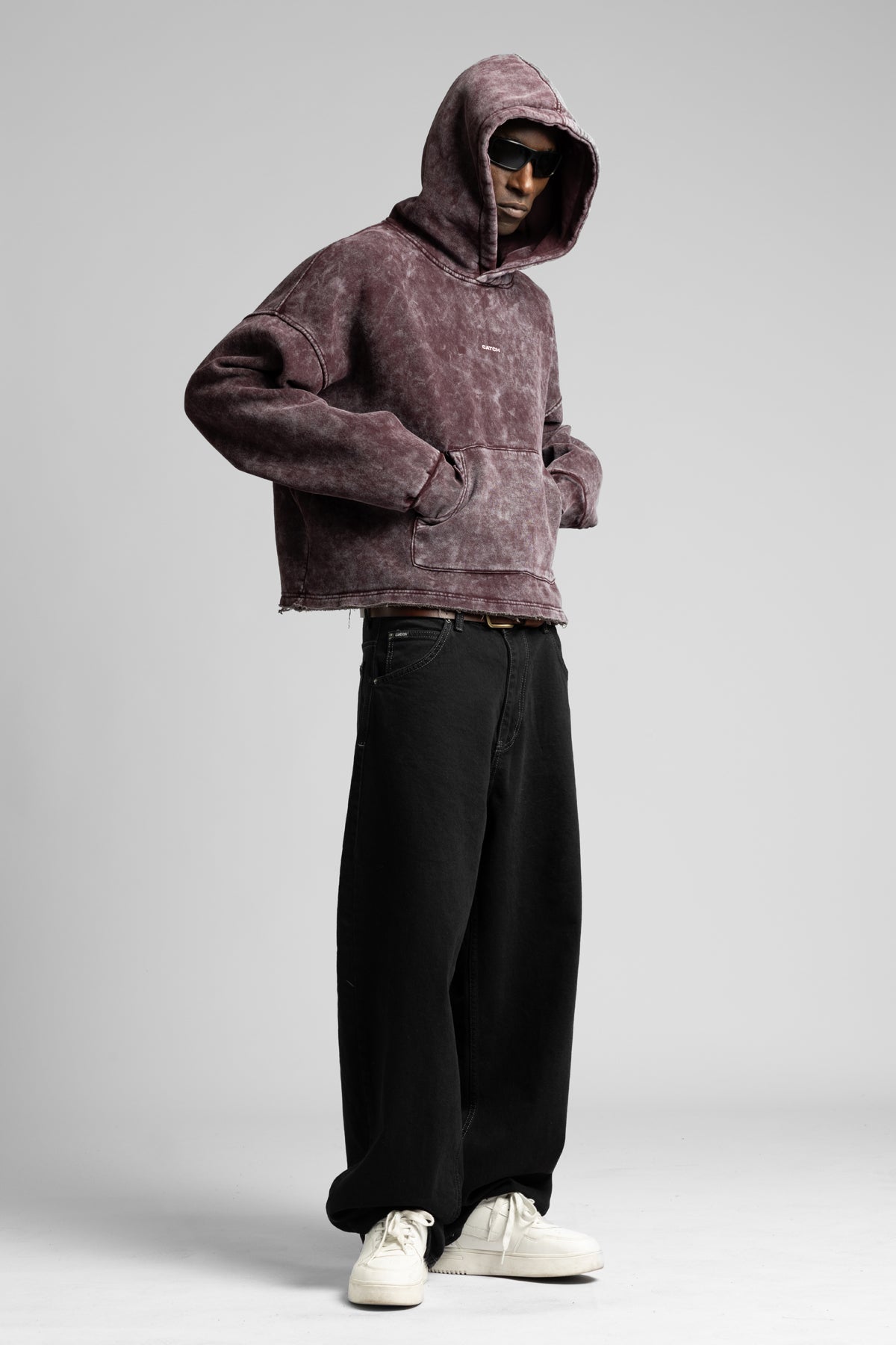 Yıkamalı Kapüşonlu Sweatshirt