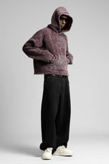 Yıkamalı Kapüşonlu Sweatshirt