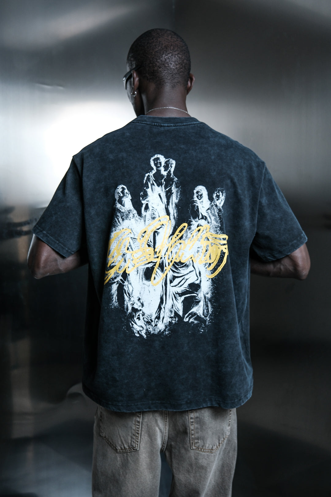 Last Saints Acid Wash T-Shirt