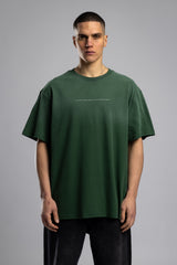 Minimal Yazı Baskılı Yıkamalı T-shirt