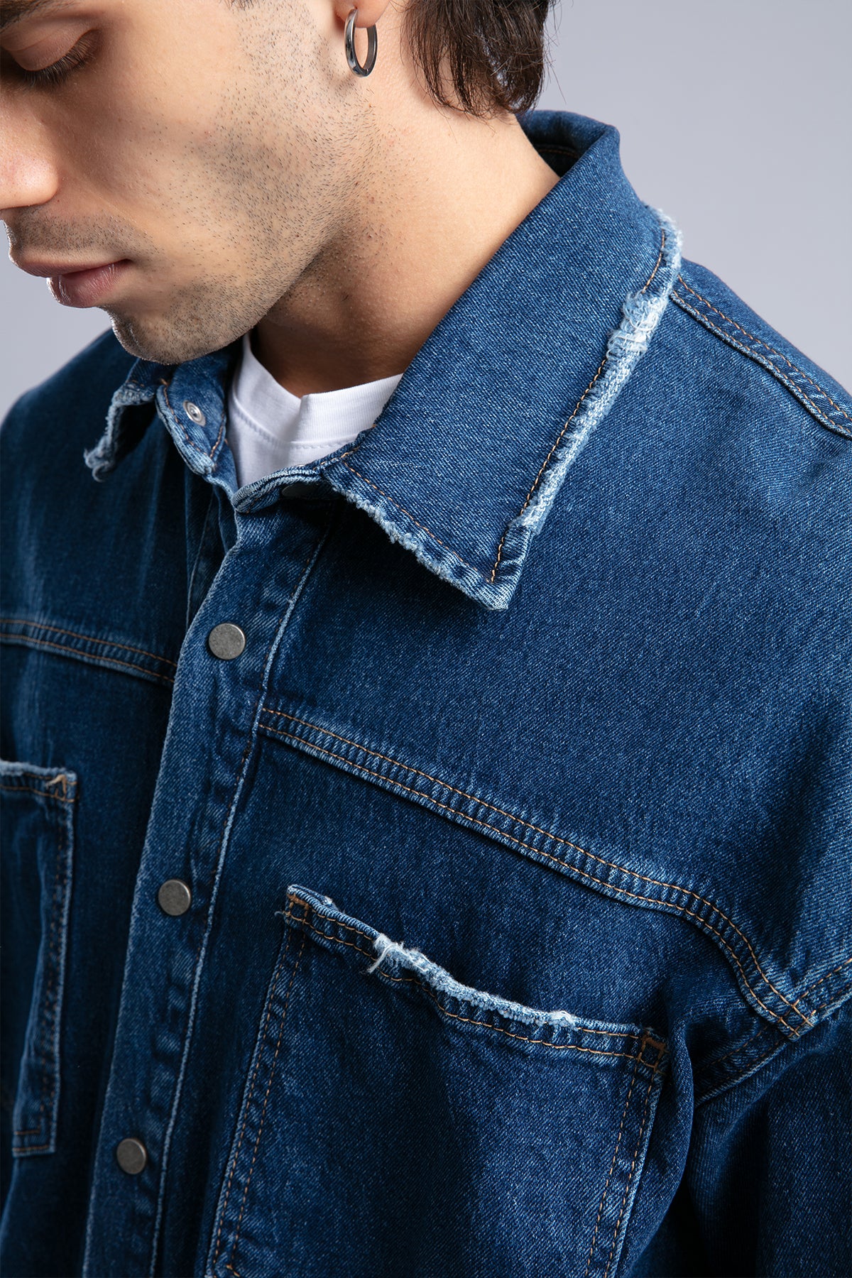 Oversize Denim Gömlek