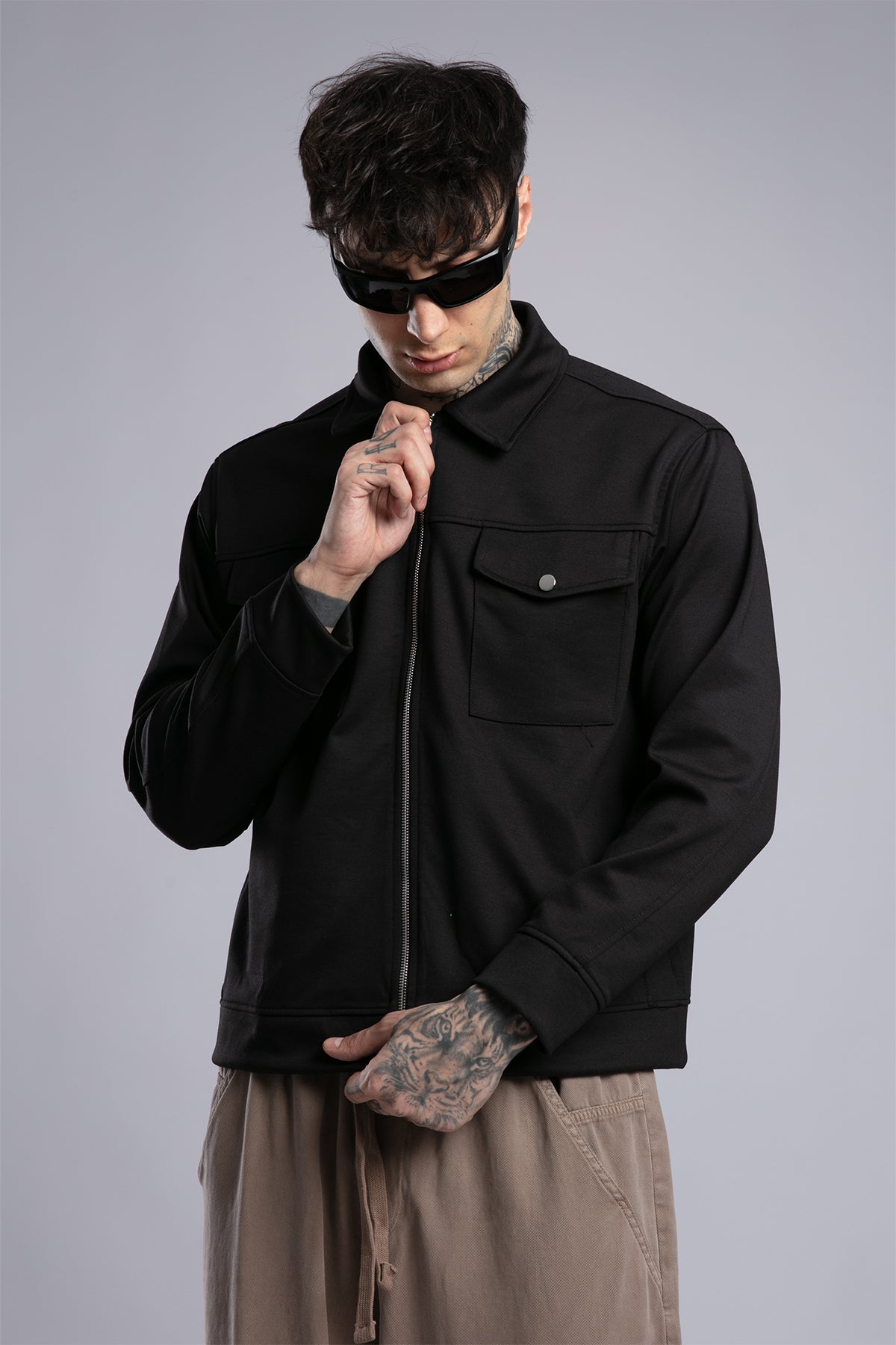 Kapaklı Patch Cepli Ceket