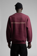 Kabartmalı Yazı Detaylı Sweatshirt