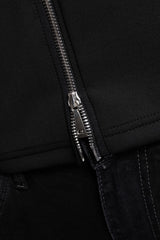 Çift Yön Fermuarlı Kapüşonlu Sweatshirt