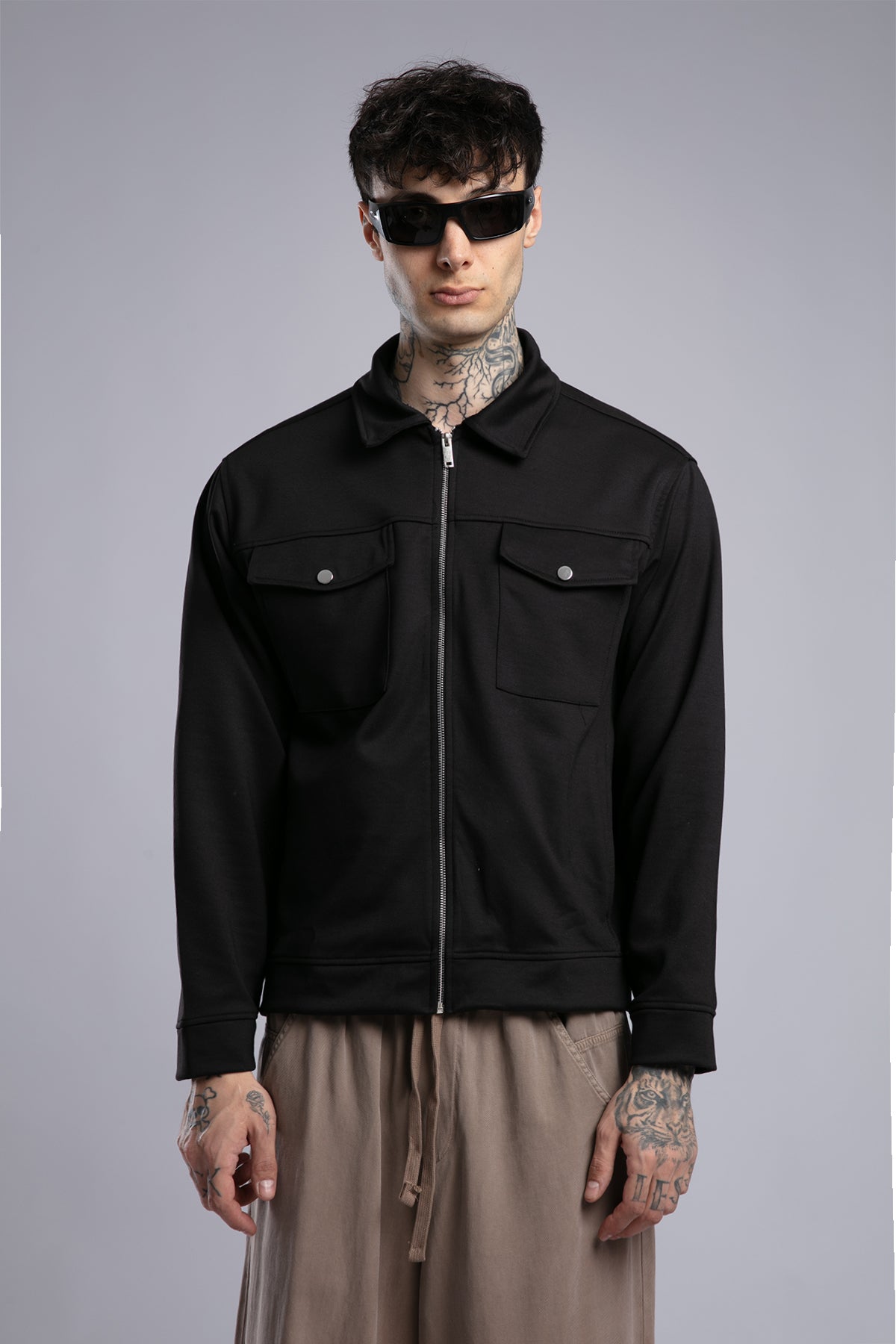 Kapaklı Patch Cepli Ceket