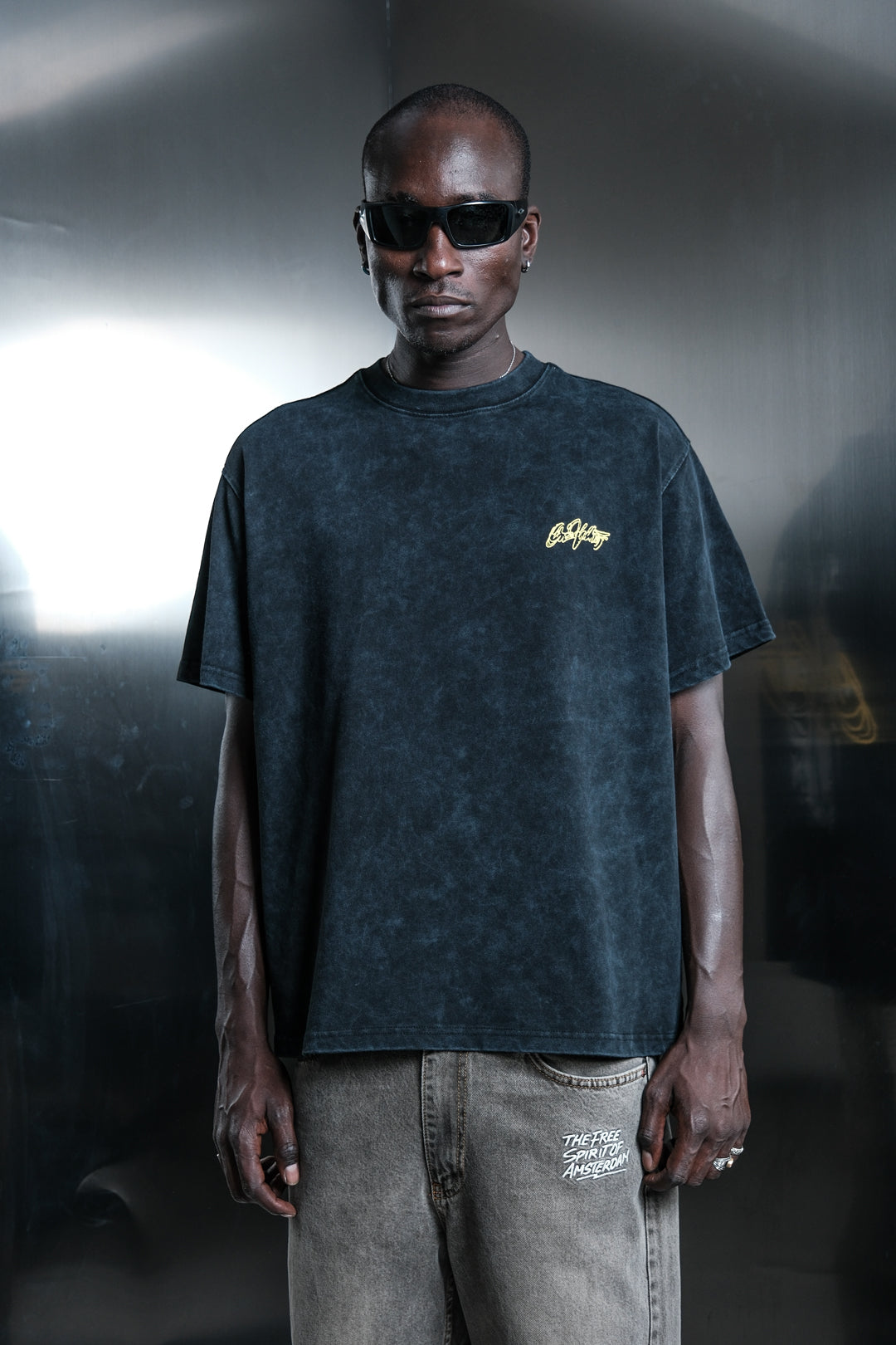 Last Saints Acid Wash T-Shirt