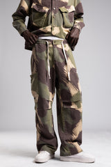 Kamuflaj Desenli Kargo Pantolon