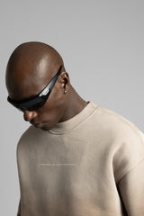 Minimal Yazı Detaylı Pistole Sweatshirt