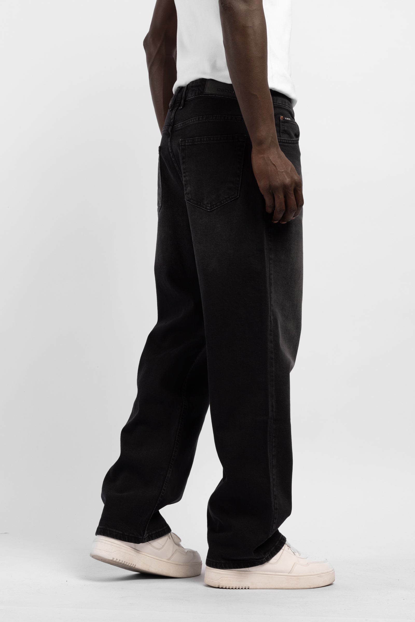 Yıkamalı Baggy Jean