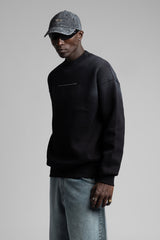 Minimal Yazı Detaylı Pistole Sweatshirt